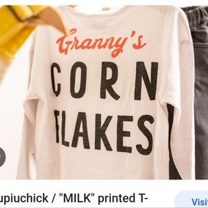 Milk & Corn Flakes top